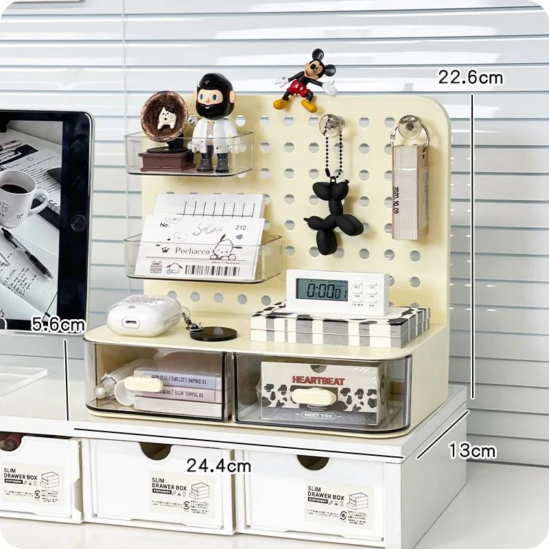 

Ящик для хранения канцелярских принадлежностей, настенные полки, декоративная настенная полка для хранения, многофункциональная настольная полка для хранения, светло-желтого