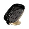 Durable Plastic Suction Cup Soap Dish With Drain Water Multifunctional Soap Holder Drain Soap Box Bathroom Supplies