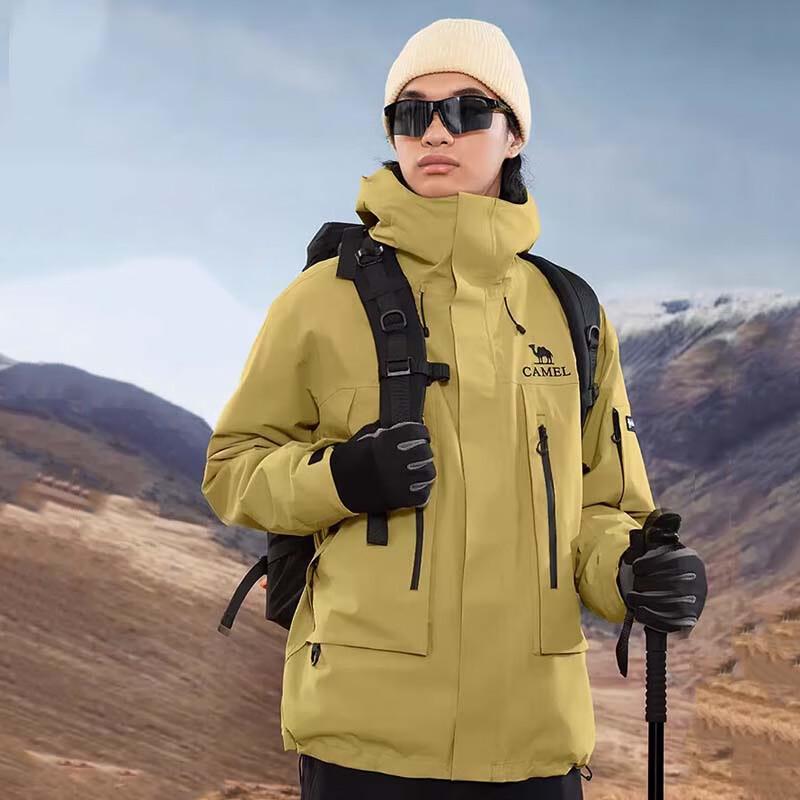 Camel Unisex 3-in-1 Waterproof Outdoor Jacket