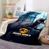 3D Cartoon Jurassic Park Dinosaur Dino Soft Flannel Blanket for Beds Bedroom Sofa Picnic,Throw Blanket for Outdoors Leisure Gift