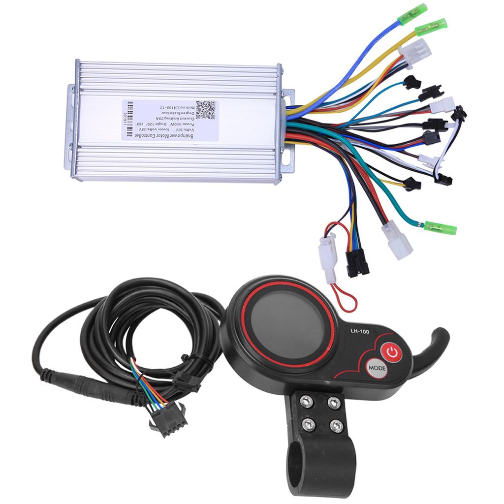 LH100 36V 500W 2 in 1 Elektroroller Mountainbike Controller mit LCD Daumenschalthebel Zubehör