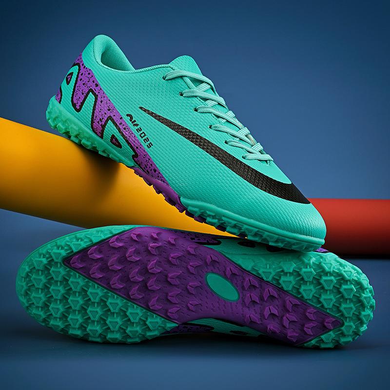 C Romesi thorn 15 children's low-top football shoes men's adult flat long nails broken nails training shoes