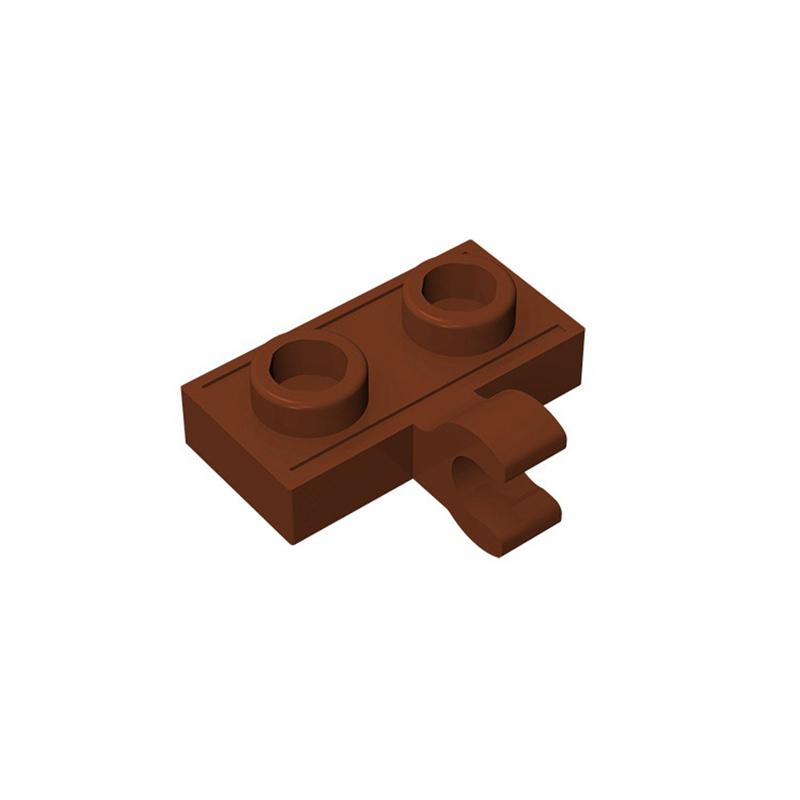 Lot 11476 65458 Plate Modified 1 X 2 with Clip Horizontal On Side Buildings Blocks Toy Educational Creative Size Gift DIY MOC