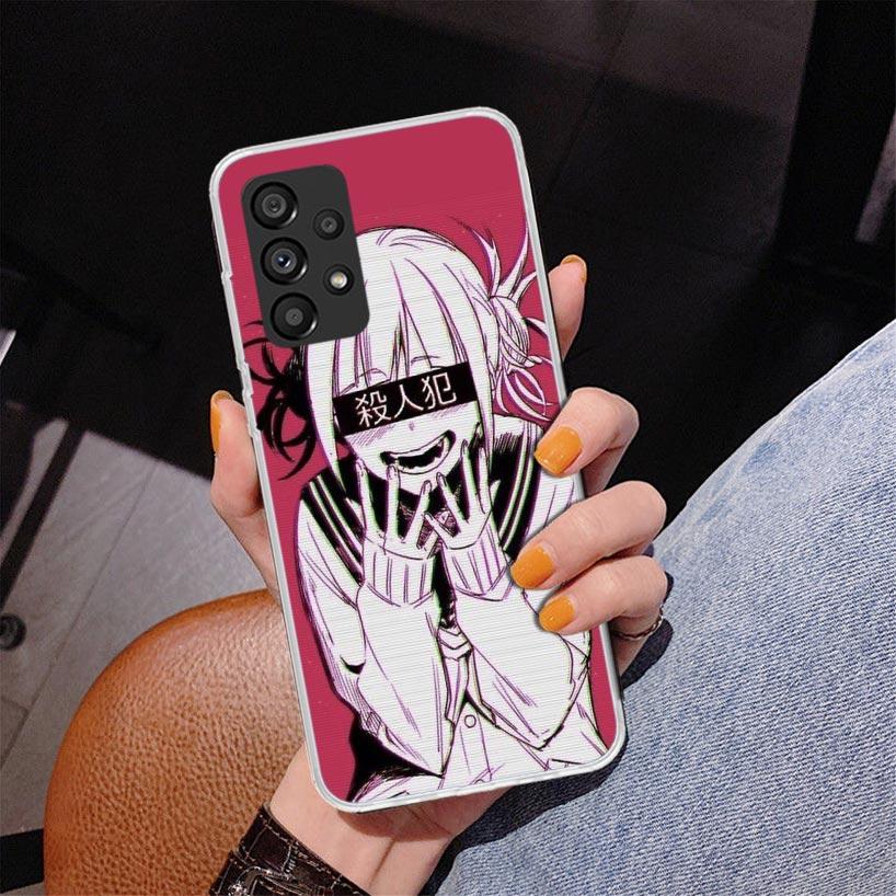 Himiko Toga Waifu Anime Phnoe Case for Samsung Galaxy A17 A37 A57 A16 A26 A36 A56 A15 A14 A13 A55 A54 A53 A35 A34 A33 A25 A24 A2