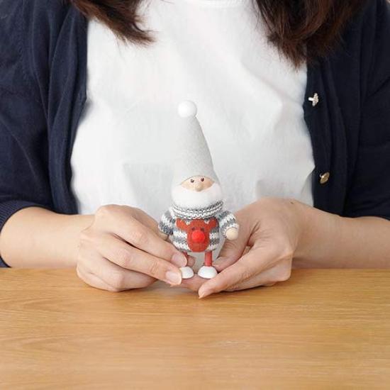 NORDIKA nisse Weihnachten Holzpuppe Pullover Weihnachtsmann (Gestrickt (Rentier) / NRD120606)