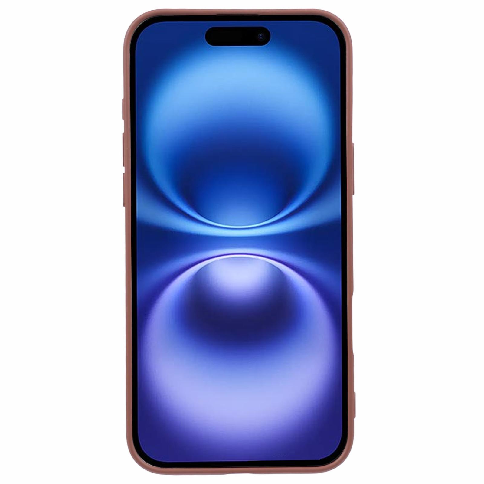 

X-LEVEL For iPhone 16 Cell Phone Case Smooth Soft TPU Phone Cover with Liquid Silicone Texture
