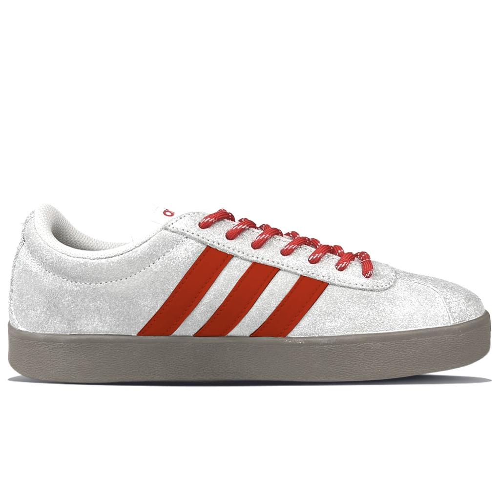 Adidas VL COURT 2.0 Slip Resistant Abrasion Resistant Slip Resistant Abrasion Resistant Low top Skateboard Shoes Unisex HQ1802(Team401-)