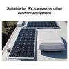 Solar Panel with Controller Monocrystalline 250W Dual USB Port Charging 12V 24V 48V High Conversion