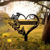 Metal Butterfly Garden Stake Wall Art Decor