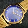 OROLOGIO DA UOMO INDIANO VINTAGE HMT SONA A CARICA MANUALE QUADRANTE BLU a443367-1