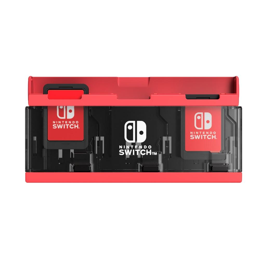 

[Лицензированный продукт Nintendo] Чехол для карт Push Card Case 6 для Nintendo Switch Neon Red [Совместим с Nintendo Switch]