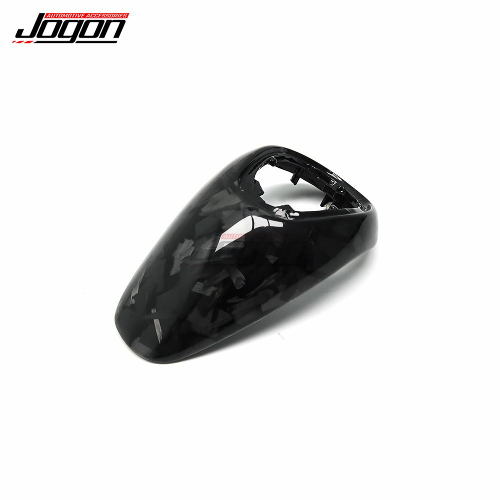 Carbon Fiber Car Interior Central Gear Shift Knob Panel Cover Trim Replacement For BMW M2 M3 M4 M5 X5M X6M2014 2015-2018