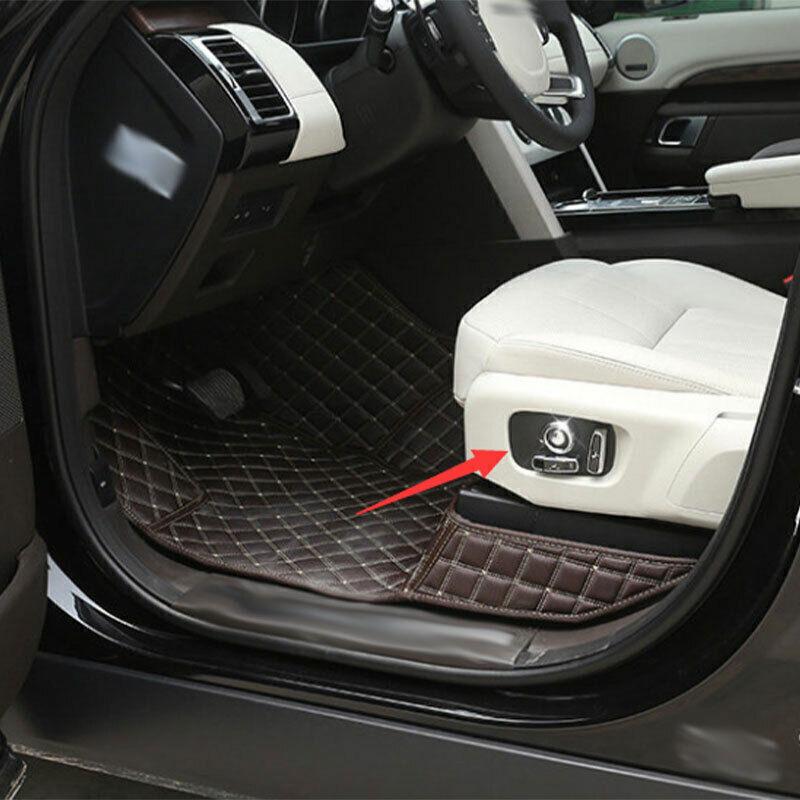 Fit For Range Rover Sport 14-22 Silver Seat Adjust Handle Button Cover Trim 8PCS