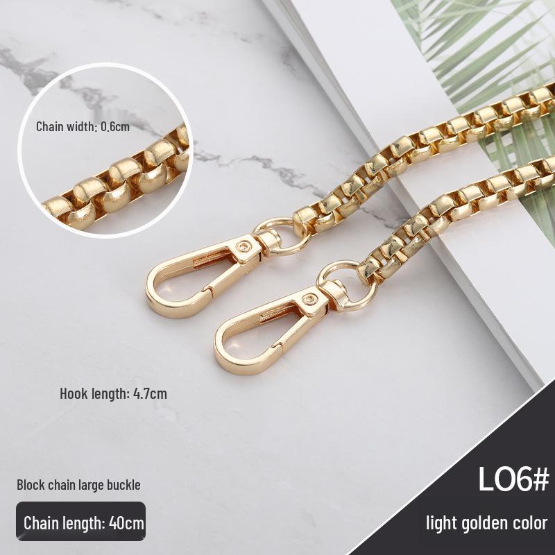 

Металлические цепочки для сумок премиум-класса в разных стилях - Продаются отдельно 110CM