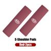 AAOI1 Car Leather Headrest Neck Pillow Seatbelt Shoulder Protection Pad Accessories For KIA K5 K2 Rio Optima Sportage Venga Sorento