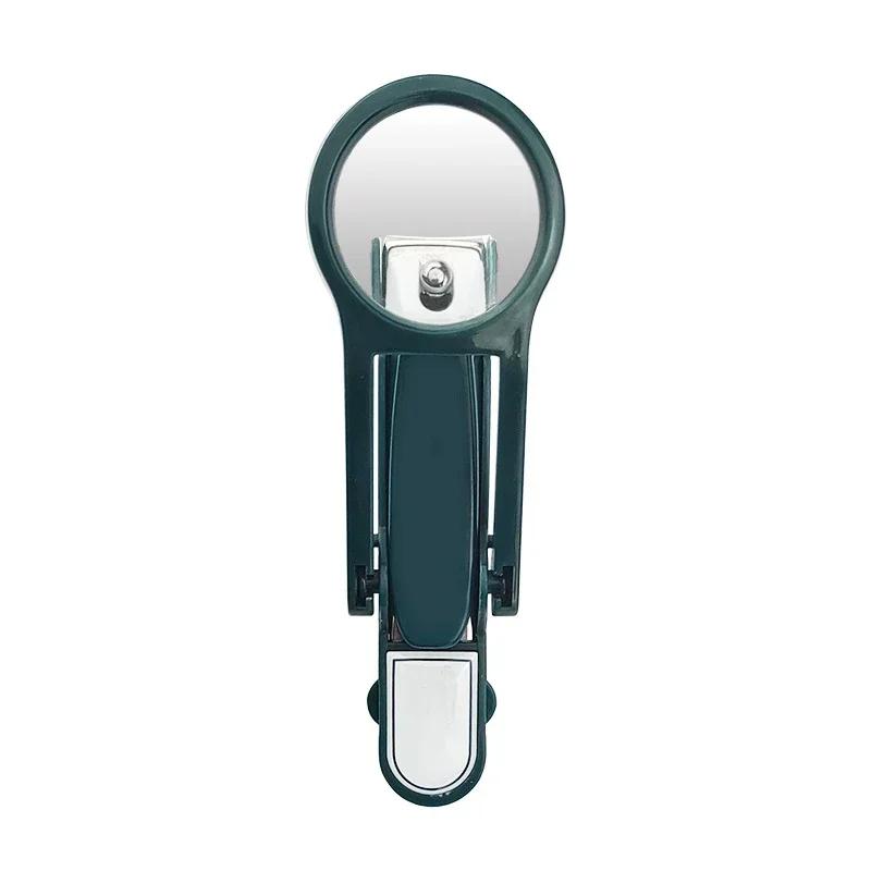 

1Pc Nail Clipper with Magnifying Glass for The Elderly Practical Anti-splash Stainless Steel Nail Clipper Beauty Tools Wholesale