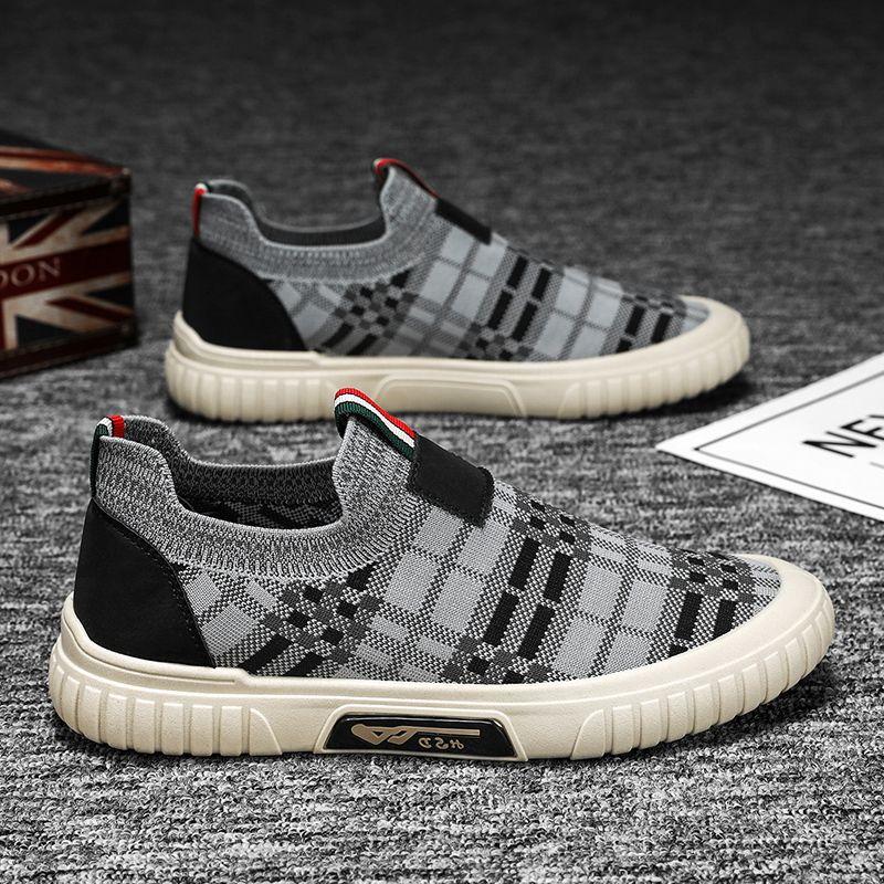 Man Shoe Lightweight Slip-on Sneakers Summer Tennis Casual Shoes For Men Mesh Elegant In Promotion Cheap Clearance 2025 New In