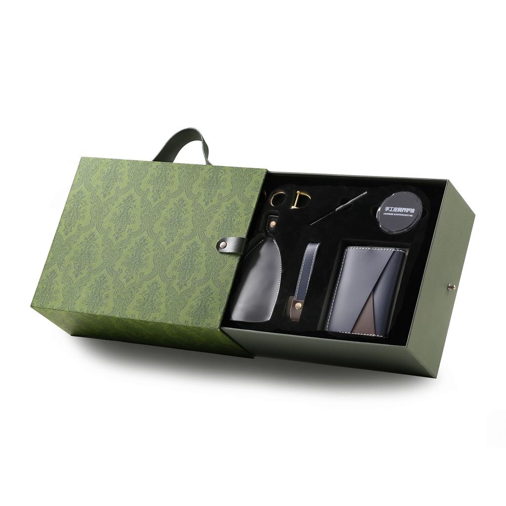 Maßgefertigte High-End-Geschenkbox für Geschäftskunden, Geschenk zur Auslieferung im 4S-Store, hochwertiges Geschenk zum Jubiläums-Event, hochwertiges Leder