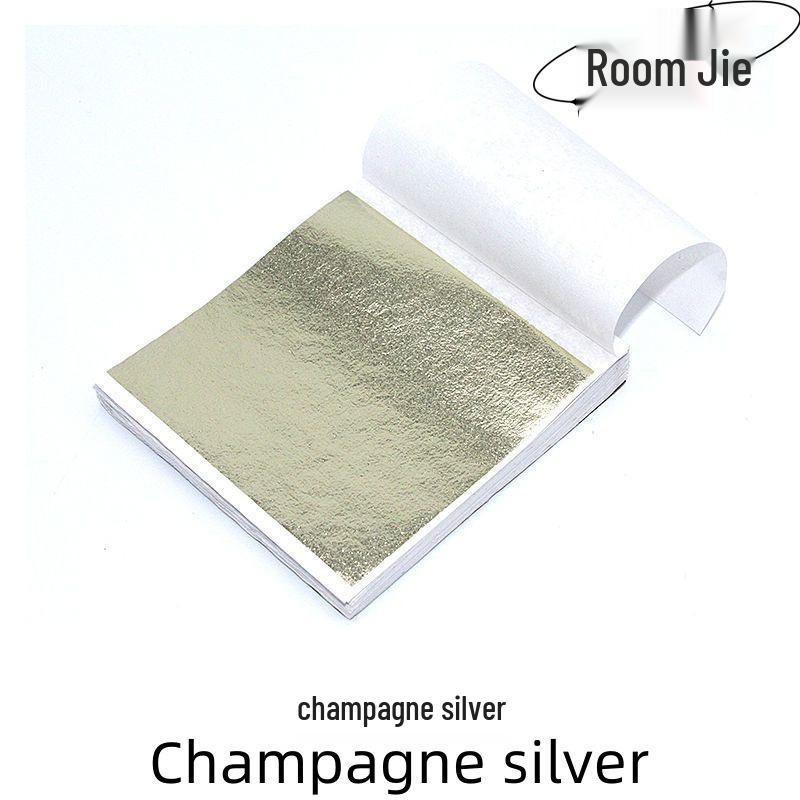 Gold and Silver Freeze-Resistant Foil Paper for DIY, Crystal Epoxy, and Nail Art, 9x9cm