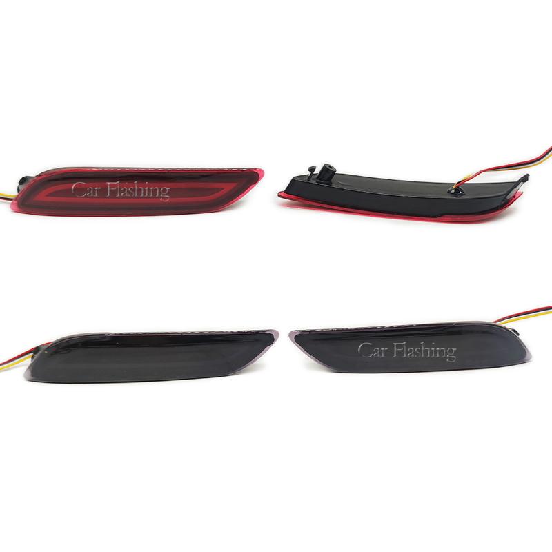 LED Rear bumper reflector light tail brake light fog lamp Dynamic Turn Signal For Toyota Camry2018 2024