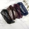 Wide edge headband Korean Headwear Women Headband Mesh Hairbands Fashion Lace Flower Hairbands