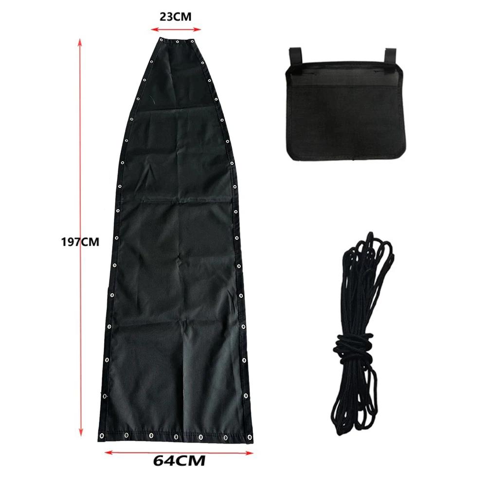 Black Replacement Seat Cloth For Textilene Hanging Swing Chair Cover Hanging Swing Chair Easy Installation Process Enhanced