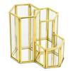 Makeup Case Brush Stand Makeup Brushes Pen Holder Lipstick Nail Polish Cotton Swabs Stationery Clear Glass Simple Stylish