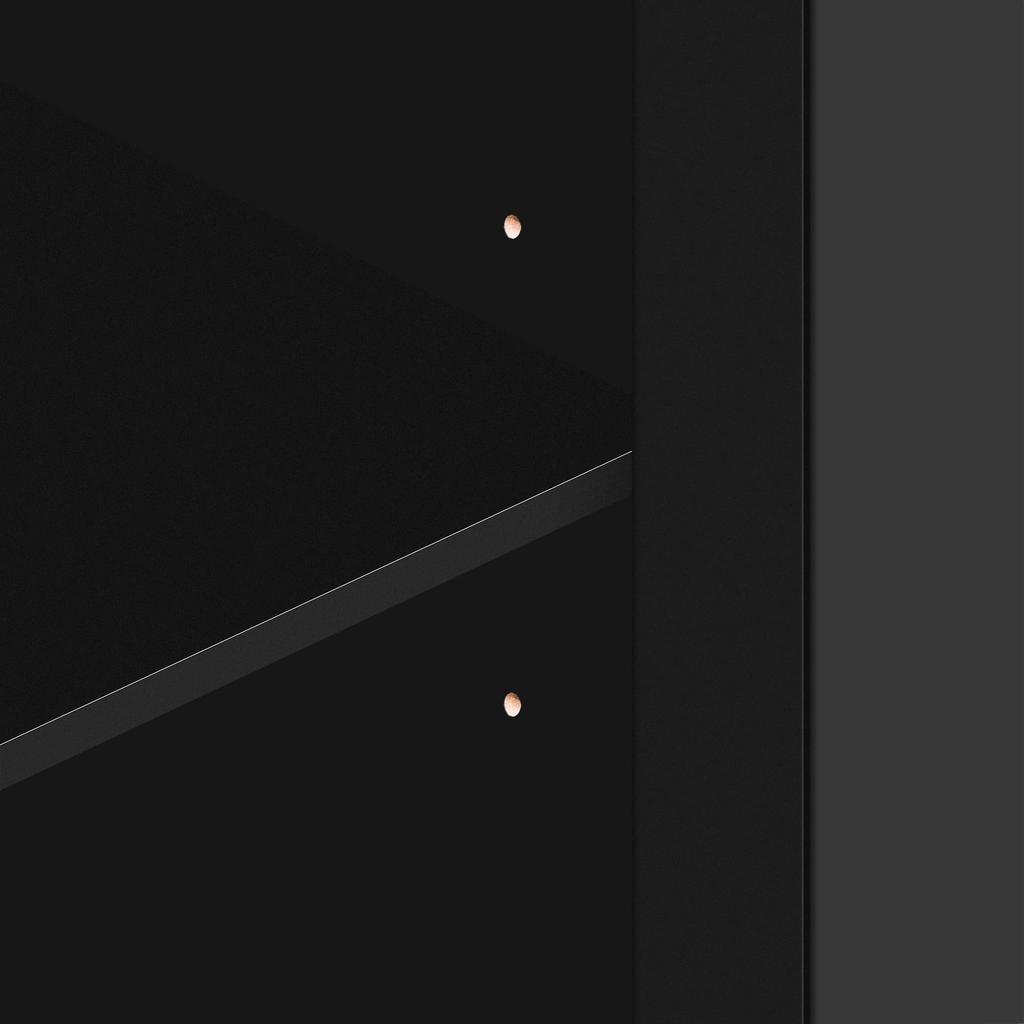 Sideboard Chest of Drawers Mirrored, Sideboard with 4 Doors, Modern Side Cabinet Multipurpose Cabinet with Adjustable Shelf