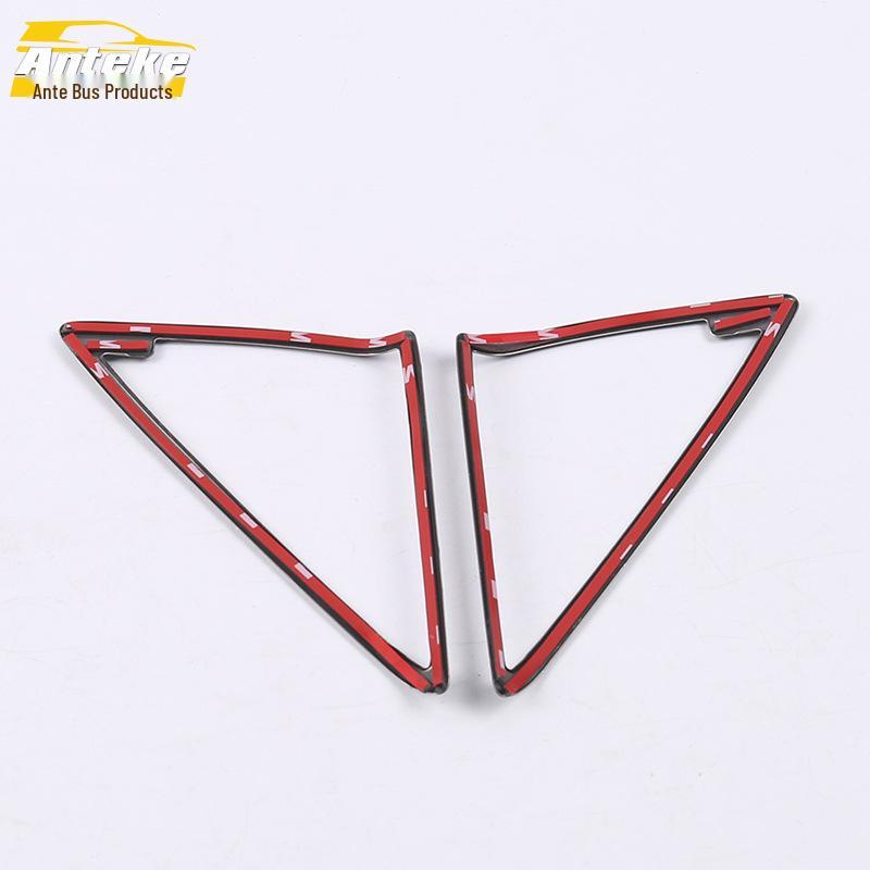 Kodiak 17 A-Pillar Bright Ring & Triangle Sticker Decorative Frame Car Accessories