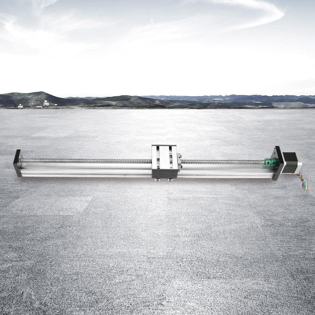 Linear   beam table, aluminum 1204   screw linear grinding   screw rail 500 mm with 42 mm stepper motor for automation and   measuri