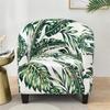Spandex Tub Chair Cover Geometric Printed Club Armchair Slipcover Elastic Washable Seat Case Protector For Living Room Home