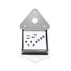 Mandolin Guitar Tailpiece with Screw Instrument Replacement Accessory (Silver)