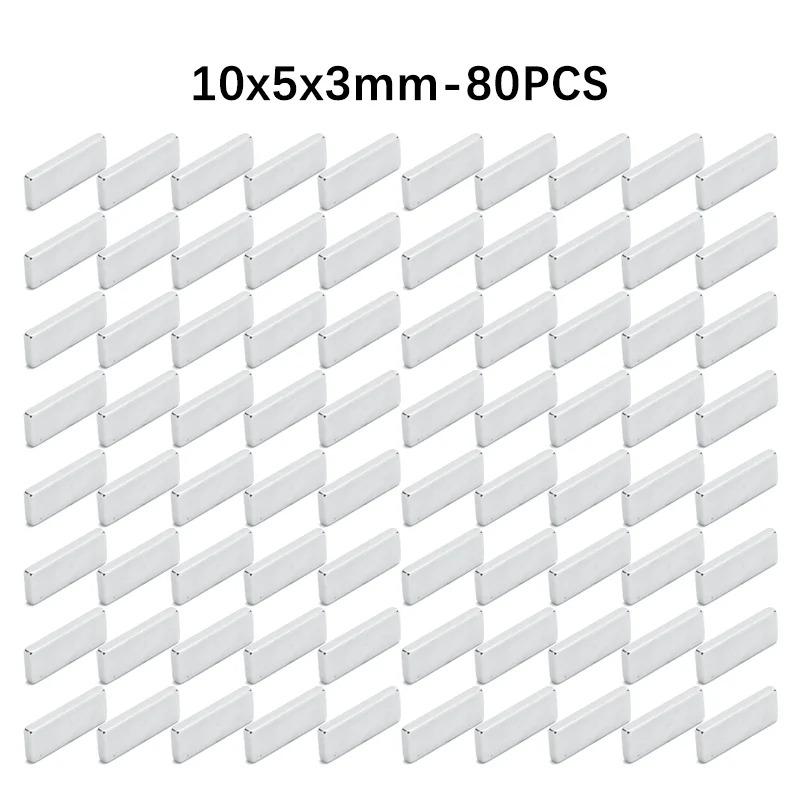 20X10X2 Rectangular Strong Magnetic Force N35 High Strength Neodymium Magnet Suitable Gardening Refrigerator Stickers