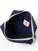 Beams Japan evergreen works Custom Logo Free Size Wallet/Pouch, Pouch, Medium, Navy,