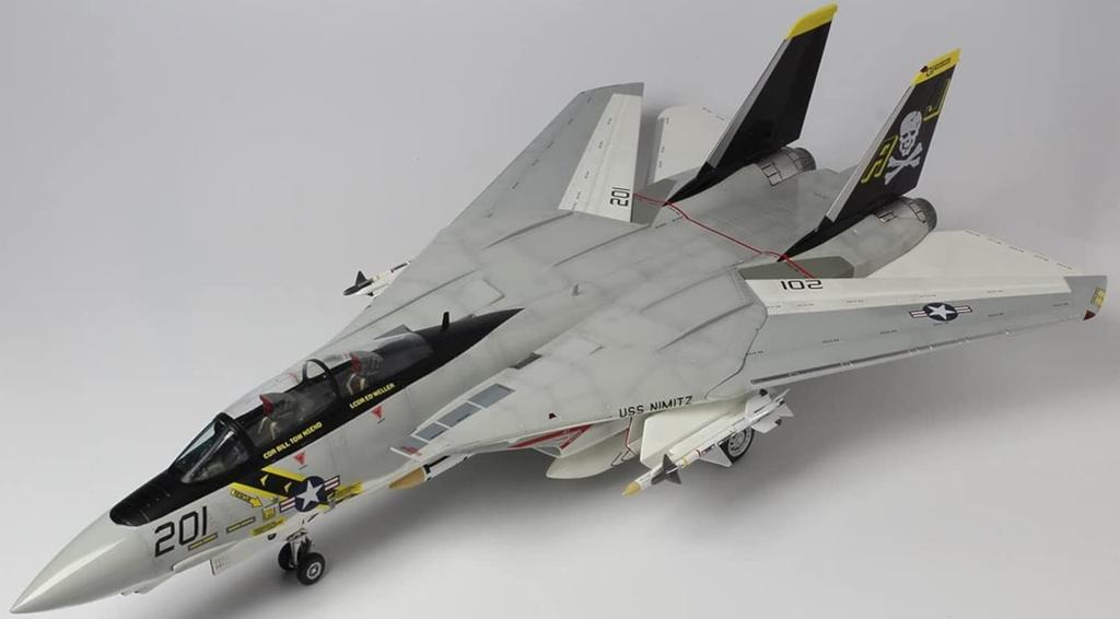 US Navy Tomcat Jolly Rogers Plastic Model Platts/Italeri 1/48 F-14A (70's VF-1/VF-2/VF-84) TPA-1