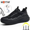 Lightweight Comfort Safety Shoes Men Anti-smash Anti Puncture Work Shoes Security Sneakers Non-slip Protection Shoes Breathable
