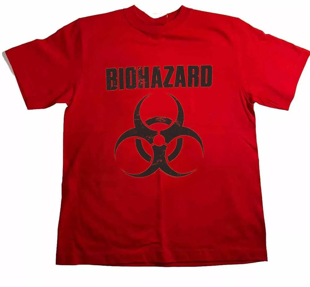 Футболка с базовым символом группы Biohazard  Унисекс футболка XXXL