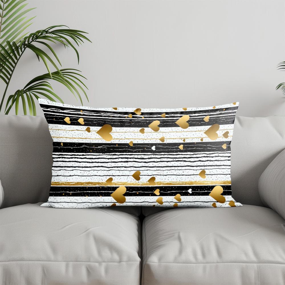 

Декор для дома Цветочный Полосатый Длинный Наволочка Подходит для дивана Спальни Автомобиля Наволочка для подушки Подушка Прямоугольная Подушка для спины 30x50cm