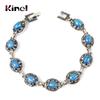 New Blue Opal Bracelet Vintage Jewelry Tibetan  Crystal Bracelets For Women Christmas Party Gift Drop Shipping