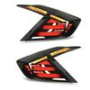 Mugen LED Tail Lights Assembly With Dynamic Turn Signal Replacement for Civic Sedan FC 2016?2021