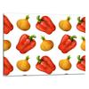 Glass Plate Cutting Board 52X40 Vegetables