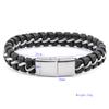 New Chain Woven Bracelet Mixed Leather Bracelet