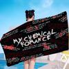Classic Band M-My C-Chemical R-Romance Microfiber Printed Beach Towel Mountain Climbing Yoga Beach Swimming Running Absorbent