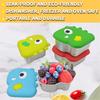 304 Stainless Steel Dinosaur Snack Box with Lid Dip Container
