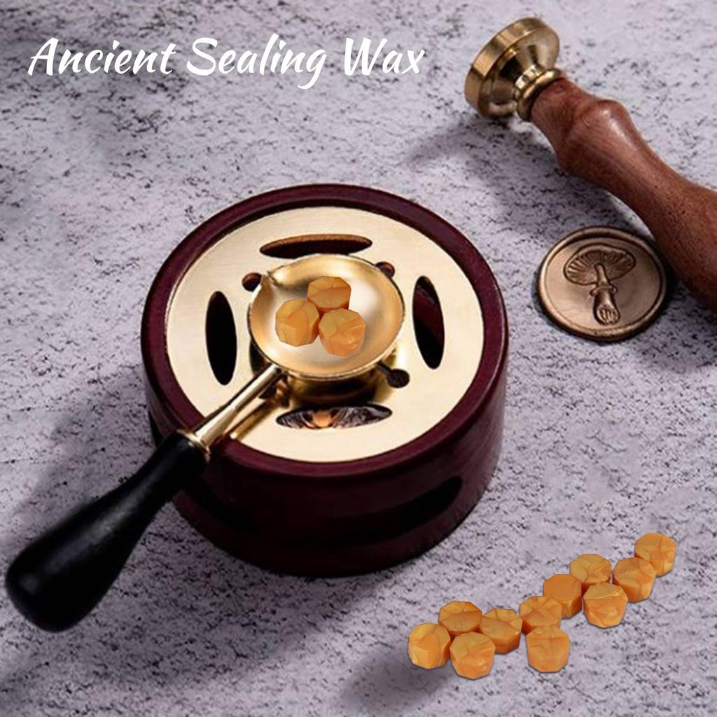 A84E-100Pcs Sealing Wax Seal Beans Stamp Beads For Vintage Craft Envelope Wedding Wax Seal Ancient Sealing Wax Tools