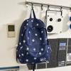 Schoolbag Star Backpack for Men and Women, High Value Ins Large Capacity Backpack, Light and Simple, Junior High School Student College Student 