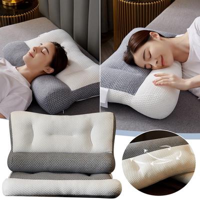 Super Ergonomic Orthopedic All Sleeping Pillow Positions Cervical Contour Neck Pillow Protect Spine Back Shoulder Pain Relie