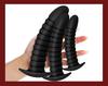 External Thread Anal Plug Tail Bead Toy for Women - SM Flirting Adult Sex Toy