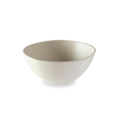 Aboard Homewares Break-Resistant Cereal Bowl, 15cm, Creamy, Stylish Design, Plastic, Microwave and Dishwasher Safe, BPA-Free, Perfect for Salads,