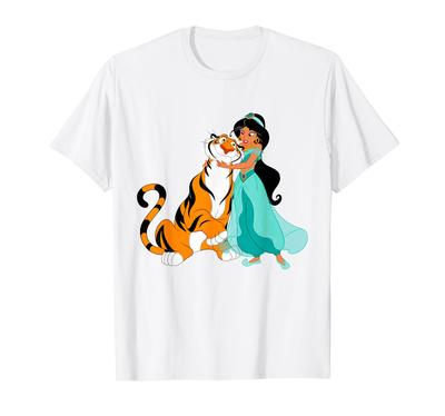 Disney Aladdin Prinsessan Jasmine och Rajah Vänner T-shirt